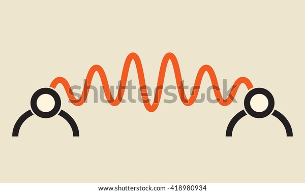 Canal De Communication Entre Deux Personnes Image Vectorielle De Stock Libre De Droits Canal De Communication Entre Deux Personnes Image Vectorielle De Stock Libre De Droits