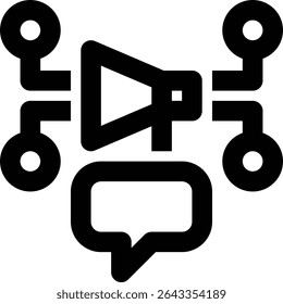 Kommunikationskanäle, Kommunikation, Broadcasting-Gliederungssymbol
