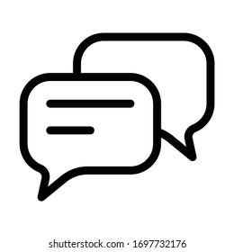 communication chat bubble icon vector