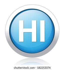 Communication chat HI icon