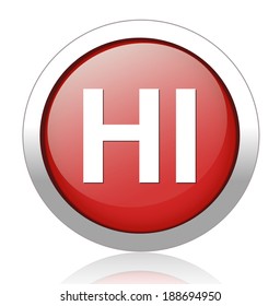 Communication chat HI icon