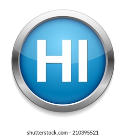 Communication chat HI icon