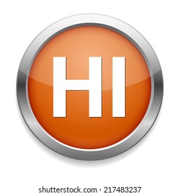 Communication chat HI icon