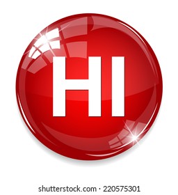 Communication chat HI icon