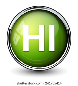 Communication chat HI icon