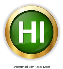 Communication chat HI icon