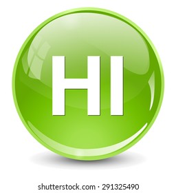 Communication chat HI icon
