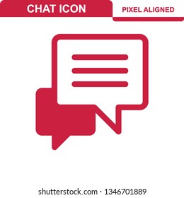 Communication. Chat Icons. Editable Stroke. Pixel Perfect. - Vector