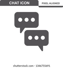 Communication. Chat Icons. Editable Stroke. Pixel Perfect. - Vector