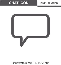 Communication. Chat Icons. Editable Stroke. Pixel Perfect. - Vector