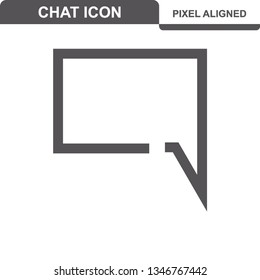Communication. Chat Icons. Editable Stroke. Pixel Perfect. - Vector