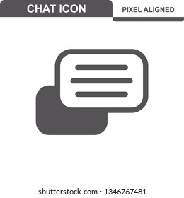 Communication. Chat Icons. Editable Stroke. Pixel Perfect. - Vector