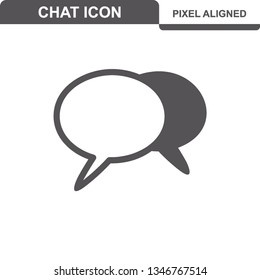 Communication. Chat Icons. Editable Stroke. Pixel Perfect. - Vector