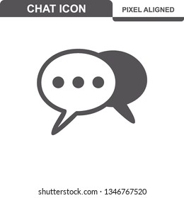 Communication. Chat Icons. Editable Stroke. Pixel Perfect. - Vector
