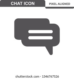 Communication. Chat Icons. Editable Stroke. Pixel Perfect. - Vector