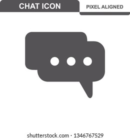 Communication. Chat Icons. Editable Stroke. Pixel Perfect. - Vector