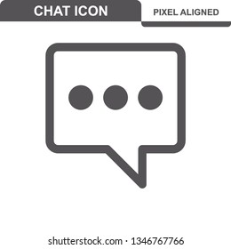 Communication. Chat Icons. Editable Stroke. Pixel Perfect. - Vector