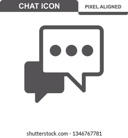Communication. Chat Icons. Editable Stroke. Pixel Perfect. - Vector