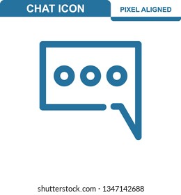 Communication. Chat Icons. Editable Stroke. Pixel Perfect. - Vector