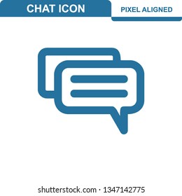 Communication. Chat Icons. Editable Stroke. Pixel Perfect. - Vector