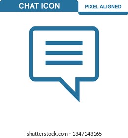 Communication. Chat Icons. Editable Stroke. Pixel Perfect. - Vector