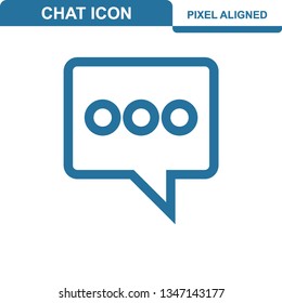 Communication. Chat Icons. Editable Stroke. Pixel Perfect. - Vector