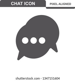 Communication. Chat Icons. Editable Stroke. Pixel Perfect. - Vector