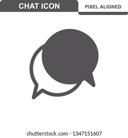 Communication. Chat Icons. Editable Stroke. Pixel Perfect. - Vector