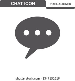 Communication. Chat Icons. Editable Stroke. Pixel Perfect. - Vector