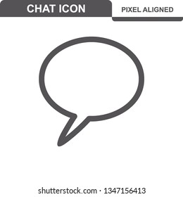Communication. Chat Icons. Editable Stroke. Pixel Perfect. - Vector