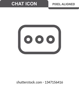 Communication. Chat Icons. Editable Stroke. Pixel Perfect. - Vector