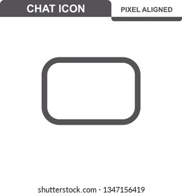 Communication. Chat Icons. Editable Stroke. Pixel Perfect. - Vector
