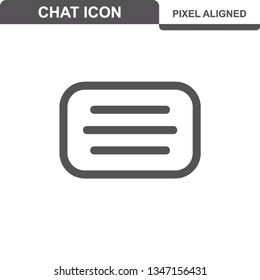 Communication. Chat Icons. Editable Stroke. Pixel Perfect. - Vector