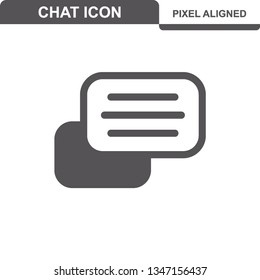 Communication. Chat Icons. Editable Stroke. Pixel Perfect. - Vector