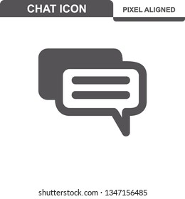 Communication. Chat Icons. Editable Stroke. Pixel Perfect. - Vector