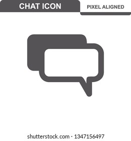 Communication. Chat Icons. Editable Stroke. Pixel Perfect. - Vector