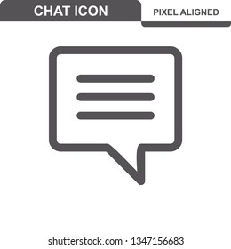 Communication. Chat Icons. Editable Stroke. Pixel Perfect. - Vector