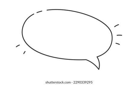 Icono plano de nube de comunicación Saludo e invitación. Ilustración del vector