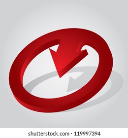 Communication concept with arrows - template with copy space area
