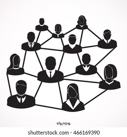 communication concept. connection. icon. Vector