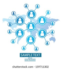 communication concept. connection. vector Illustration.