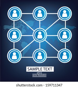 communication concept. connection. vector Illustration.