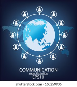 communication concept. connection. vector Illustration.