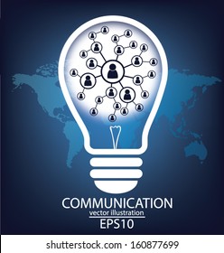 communication concept. connection. vector Illustration.
