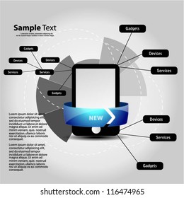 Communication concept design. Vector illustration