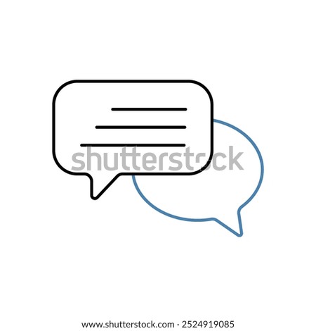 communication concept line icon. Simple element illustration. communication concept outline symbol design.