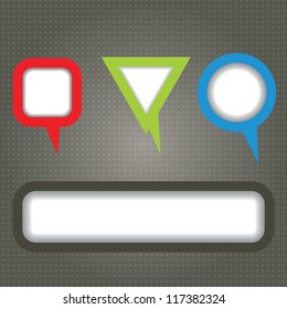 Communication concept - template with copy space area
