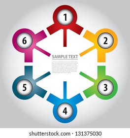 Communication concept - template with copy space area