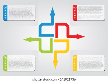 Communication concept - template with copy space area
