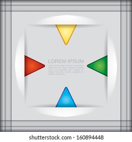 Communication concept - template with copy space area